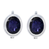 Iolite-Japanese-Isabella-Solitaire-Stud-Blue-92.5-Silver-Earring