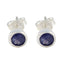 Iolite-Turkish-Claire-Solitaire-Stud-Blue-Sterling-Silver-Earring
