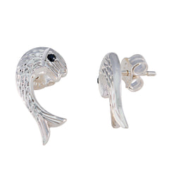 Iolite-Korean-Eva-Solitaire-Stud-Blue-925-Sterling-Silver-Earring