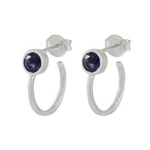 Iolite-Russian-Isabelle-Solitaire-Stud-Blue-Silver-Earring