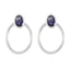 Iolite-Latin-American-Penelope-Solitaire-Stud-Blue-925-Sterling-Silver-Earring