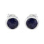 Iolite-Italian-Victoria-Solitaire-Stud-Blue-Silver-Earring