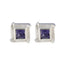 Iolite-American-Amanda-Solitaire-Stud-Blue-925-Silver-Earring