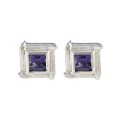 Iolite-American-Amanda-Solitaire-Stud-Blue-925-Silver-Earring