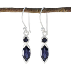 Iolite-German-Maya-Toi-et-Moi-Dangle-Blue-925-Silver-Earring