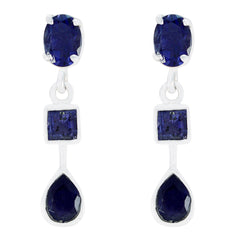 Iolite-German-Lili-multiple-Stud-Blue-925-Sterling-Silver-Earring