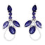 Iolite-Japanese-Sophia-multiple-Stud-Blue-925-Sterling-Silver-Earring