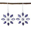 Iolite-Italian-Hina-multiple-Dangle-Blue-Sterling-Silver-Earring