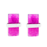 Indian-Ruby-Latin-American-Hannah-Solitaire-Stud-Red-925-Sterling-Silver-Earring