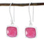 Indian-Ruby-French-Harper-Solitaire-Dangle-Red-925-Sterling-Silver-Earring
