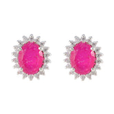 Indian-Ruby-Australian-Natalia-multiple-Stud-Red-925-Silver-Earring