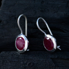 Indian-Ruby-Russian-Ines-Solitaire-Dangle-Red-Sterling-Silver-Earring