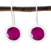 Indian-Ruby-Russian-Ines-Solitaire-Dangle-Red-Sterling-Silver-Earring