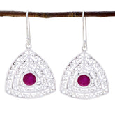 Indian-Ruby-Japanese-Isla-Solitaire-Dangle-Red-Sterling-Silver-Earring