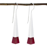 Indian-Ruby-Spanish-Kennedy-Solitaire-Dangle-Red-925-Sterling-Silver-Earring