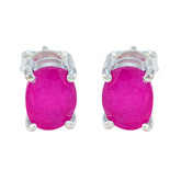 Indian-Ruby-Turkish-Aisha-Solitaire-Stud-Red-925-Silver-Earring