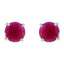Indian-Ruby-Russian-Lili-Solitaire-Stud-Red-925-Silver-Earring