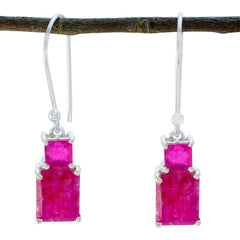 Indian-Ruby-Korean-Sofía-Toi-et-Moi-Dangle-Red-92.5-Silver-Earring