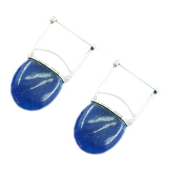 Multi-Korean-Luna-Solitaire-Stud-multicolor-Silver-Earring