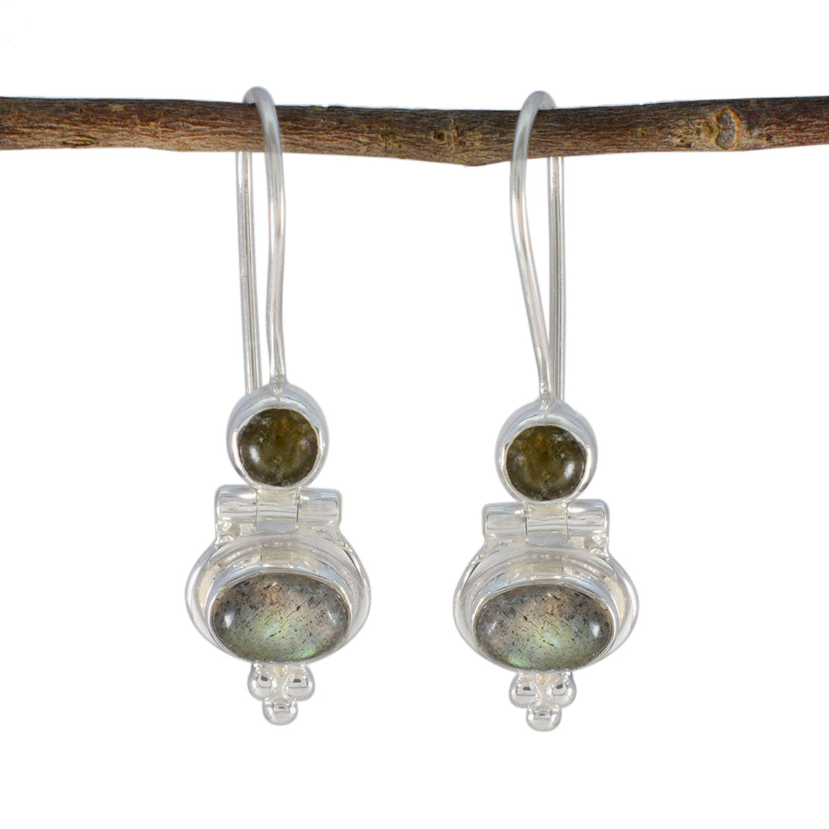 Labradorite-Spanish-Victoria-multiple-Dangle-Gray-92.5-Silver-Earring