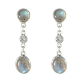 Labradorite-French-Yasmin-multiple-Stud-Gray-925-Sterling-Silver-Earring