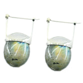 Labradorite-Latin-American-Pauline-Solitaire-Stud-Gray-92.5-Silver-Earring