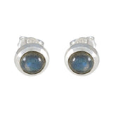 Labradorite-American-Naomi-Solitaire-Stud-Gray-Silver-Earring