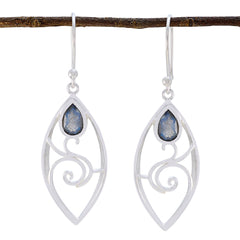 Labradorite-Spanish-Yan-Solitaire-Dangle-Gray-Silver-Earring