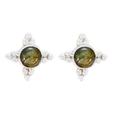 Labradorite-Moroccan-Amanda-Solitaire-Stud-Gray-Sterling-Silver-Earring