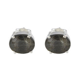 Labradorite-Egyptian-Ana-Solitaire-Stud-Gray-925-Silver-Earring