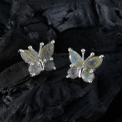 Labradorite-Turkish-Ida-quarter-Stud-Gray-92.5-Silver-Earring