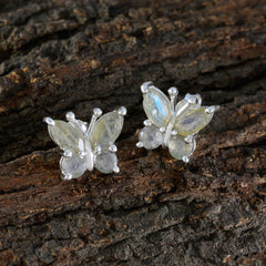 Labradorite-Turkish-Ida-quarter-Stud-Gray-92.5-Silver-Earring