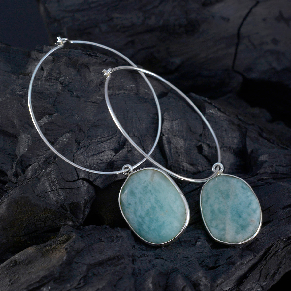 Larimar-Turkish-Pilar-multiple-Dangle-Blue-Sterling-Silver-Earring