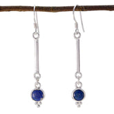 Lapis-Lazuli-Middle-Eastern-Ella-multiple-Dangle-Blue-Silver-Earring