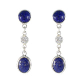 Lapis-Lazuli-Australian-Carolina-multiple-Stud-Blue-Silver-Earring