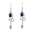 Lapis-Lazuli-Spanish-Cecilia-multiple-Dangle-Blue-92.5-Silver-Earring
