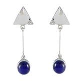 Lapis-Lazuli-Middle-Eastern-Nella-Solitaire-Stud-Blue-Sterling-Silver-Earring