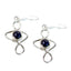 Lapis-Lazuli-Italian-Joaquina-Solitaire-Dangle-Blue-Sterling-Silver-Earring