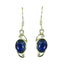 Lapis-Lazuli-Australian-Ji-eun-Solitaire-Dangle-Blue-925-Sterling-Silver-Earring