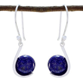 Lapis-Lazuli-Spanish-Lorena-Solitaire-Dangle-Blue-925-Silver-Earring