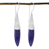 Lapis-Lazuli-German-Hye-jin-Solitaire-Dangle-Blue-925-Silver-Earring