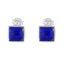 Lapis-Lazuli-Egyptian-Milagros-Solitaire-Stud-Blue-Silver-Earring