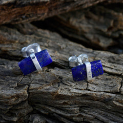 Lapis-Lazuli-Korean-Nayara-Solitaire-Stud-Blue-925-Silver-Earring