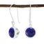 Lapis-Lazuli-Mexican-Camilla-multiple-Dangle-Blue-Sterling-Silver-Earring