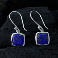 Lapis-Lazuli-Latin-American-Sara-Solitaire-Dangle-Blue-Silver-Earring