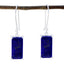 Lapis-Lazuli-African-Valentina-Solitaire-Dangle-Blue-Silver-Earring