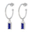 Lapis-Lazuli-Mexican-Stella-Solitaire-Dangle-Blue-Sterling-Silver-Earring