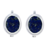 Lapis-Lazuli-Turkish-Isadora-Solitaire-Stud-Blue-925-Sterling-Silver-Earring