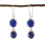 Lapis-Lazuli-Japanese-Lea-Toi-et-Moi-Dangle-Blue-Sterling-Silver-Earring