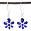 Lapis-Lazuli-African-Mei-multiple-Dangle-Blue-Sterling-Silver-Earring